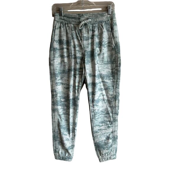 Athleta Farallon Jogger Pant Pull On XS Fog Camo Print - Picture 1 of 11